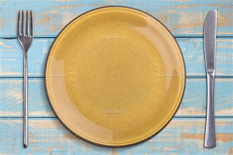 Empty plate | High-Quality Food Images ~ Creative Market