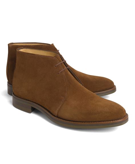 Brooks Brothers Suede Peal & Co.® Chukka Boots in Light Brown (Brown) for Men - Lyst