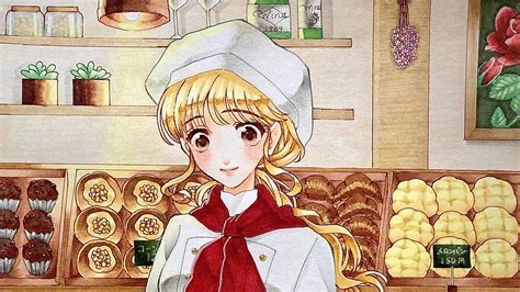 Wallpaper girl, chef, baking, anime hd, picture, image