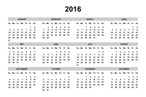 2016 Calendar Free Stock Photo - Public Domain Pictures