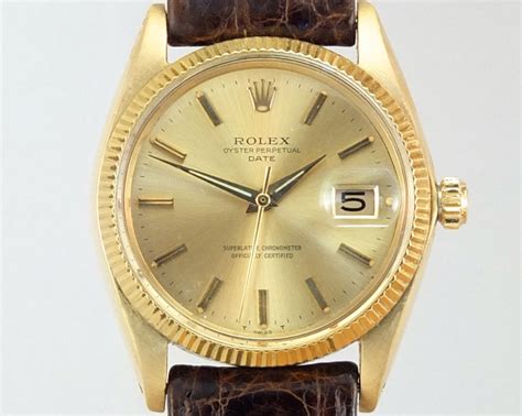 Rolex Oyster Perpetual, Date, 1965 | Vintage Gold Watches