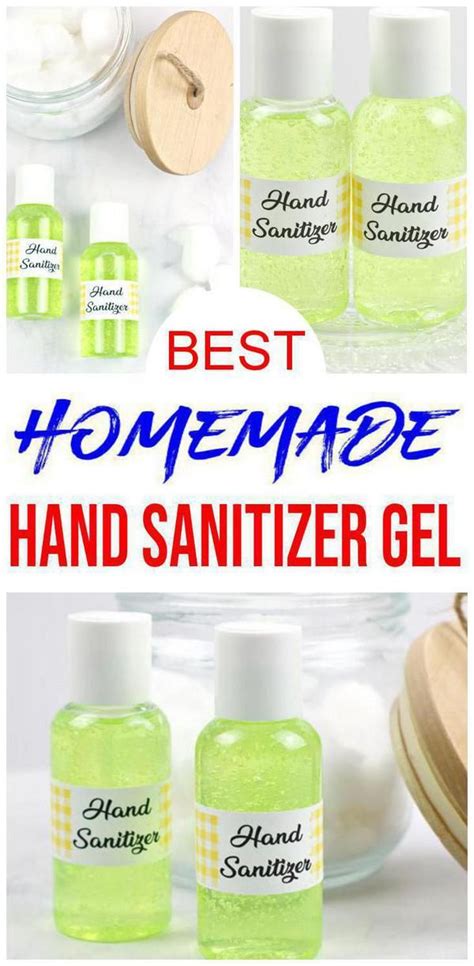 DIY hand sanitizer gel that is super easy to make - quick & simple hand ...