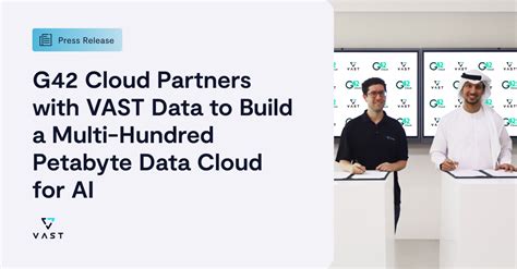 G42 Cloud Partners with VAST Data