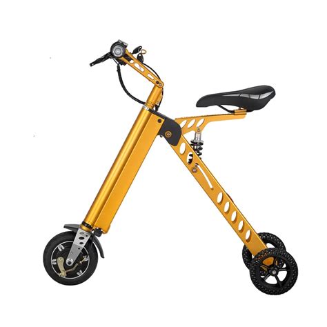 3 Wheel Foldable Electric Scooter Portable Mobility folding electric bike lithium battery 36v ...