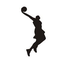 Michael Jordan Dunk Silhouette at GetDrawings | Free download