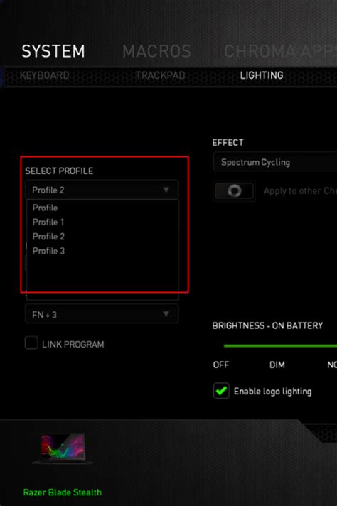 How to add Chroma lighting effects on Razer Synapse 2.0