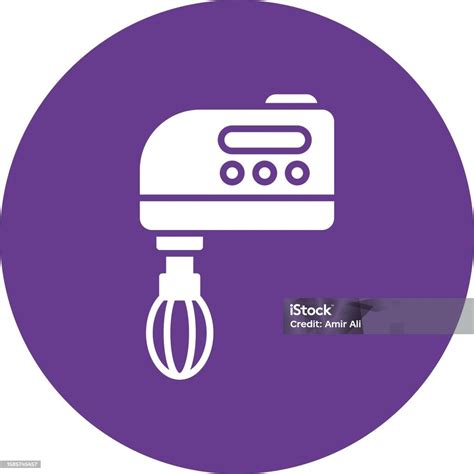 Hand Mixer Icon Stock Illustration - Download Image Now - Blender ...