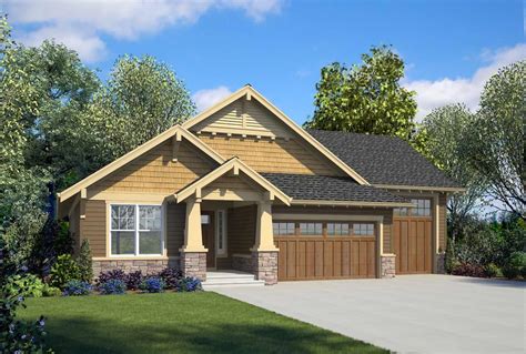 Craftsman House Plan - 3 Bedrooms, 2 Bath, 1834 Sq Ft Plan 74-891