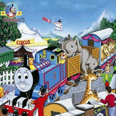 Kids activities online Thomas the tank engine games circus train jigsaw ...