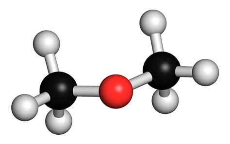 Dimethyl Ether Molecule Photograph by Molekuul/science Photo Library