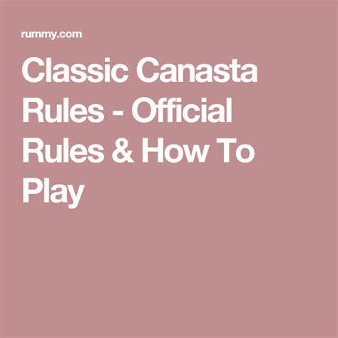 Canasta card game rules online - vettide