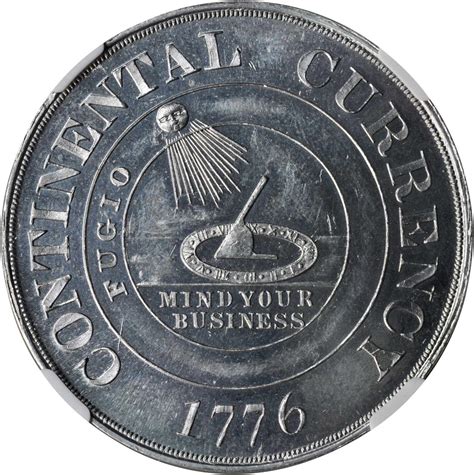 1776 Continental Currency Aluminum Dollar | We Are Experts!