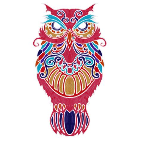 Watercolor Owl Sticker : r/sticker