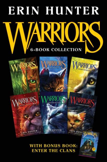 Warriors 6-Book Collection with Bonus Book: Enter the Clans: Books 1-6 ...