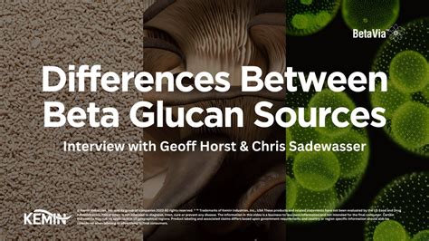 Differences Between Beta Glucan Sources - YouTube