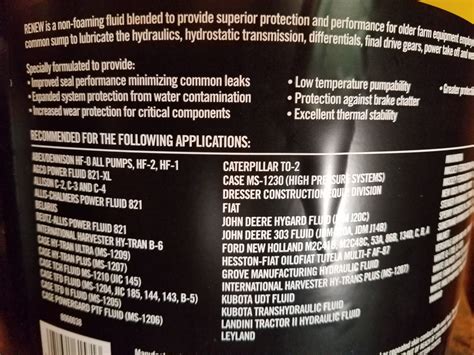 Hydraulic fluid question - Technical IH Talk - Red Power Magazine Community