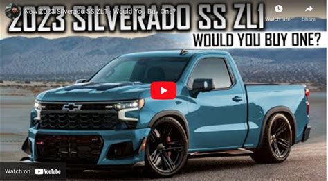 New 2023 Silverado SS ZL1 - Would You Buy One? - Street Trucks