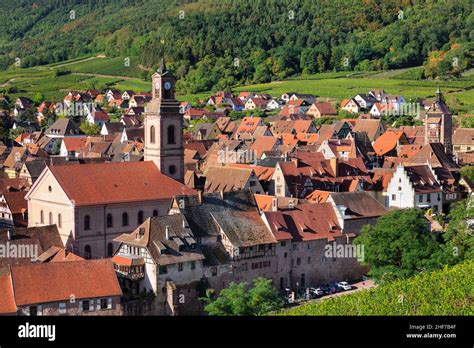 Riquewhir, Alsace Wine Route, Grand Est, France Stock Photo - Alamy