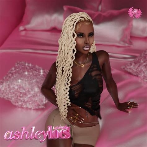 ashley locs 🌸 | kikovanity | Sims hair, Sims 4 black hair, The sims 4 skin