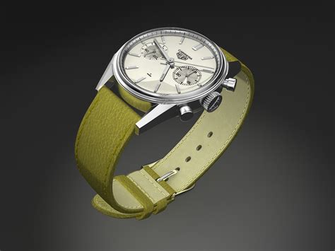 Tag Heuer Carrera 1963 Watch - 3D Model by SQUIR