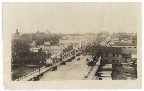 View of Massachusetts Street looking north in Lawrence, Kansas - Kansas Memory - Kansas ...