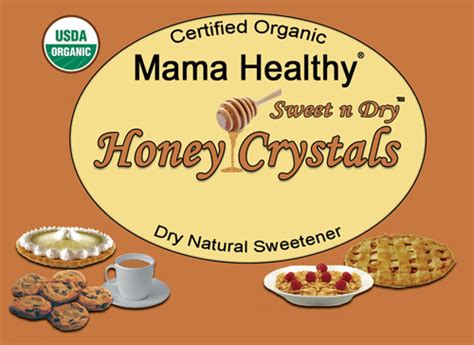 Benefits of Honey Crystals - substitute sugar organic sweetener dried ...