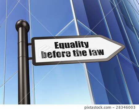 Political concept: sign Equality Before The Law on - Stock Illustration ...