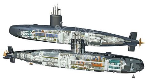 HMS Conqueror (cutaway) | Us navy submarines, Royal navy submarine, Nuclear submarine
