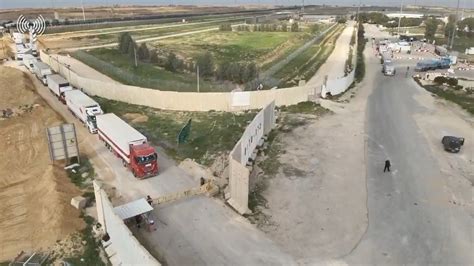 Aid enters Gaza through Israel's Kerem Shalom crossing for first time ...