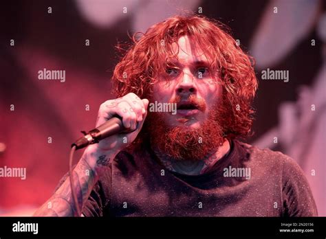 Mike Hranica of the band The Devil Wears Prada performs in concert during the “2015 Rockstar ...