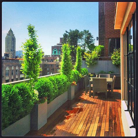 NYC Rooftop Terrace: Roof Garden, Deck, Outdoor Dining, Container ...