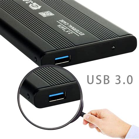 External Backup Hard Drive Case USB 3.0 Enclosure for 2.5" Portable HDD Sata SSD | eBay