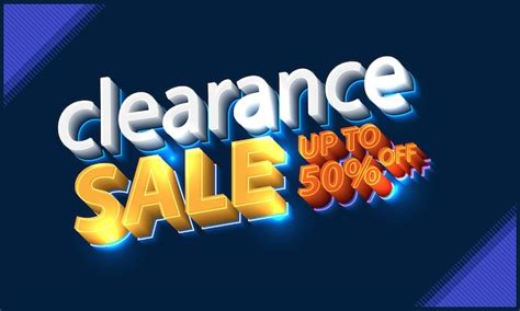 Premium Vector | Clearance sale banner promo banner design with light ...