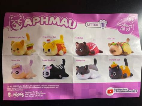 Aphmau MeeMeows Mystery Plush Halloween Litter 1 Plush Kitten Cat Toy MeeMeow | #3877364043