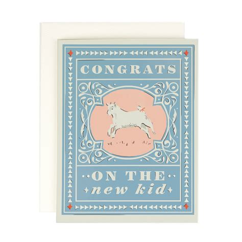 Congrats on the New Kid Baby Card - Etsy