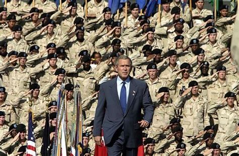 President Bush Commends Military in Speech at Fort Stewart, Georgia