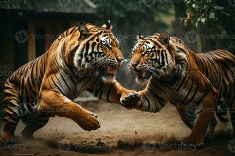 Bengal tiger wallpaper ai generated 33129981 Stock Photo at Vecteezy