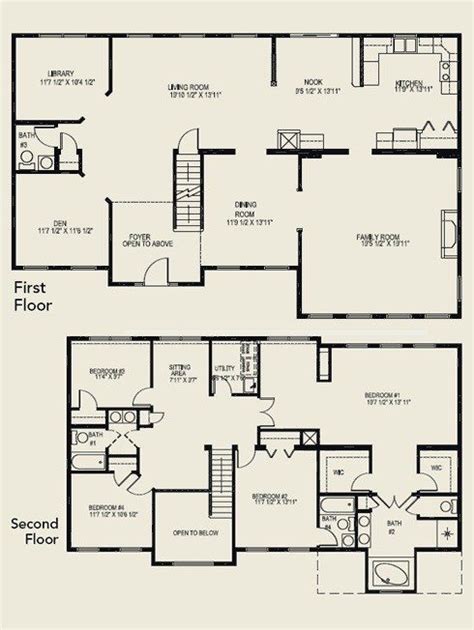 Beautiful 4 Bedroom 2 Storey House Plans - New Home Plans Design