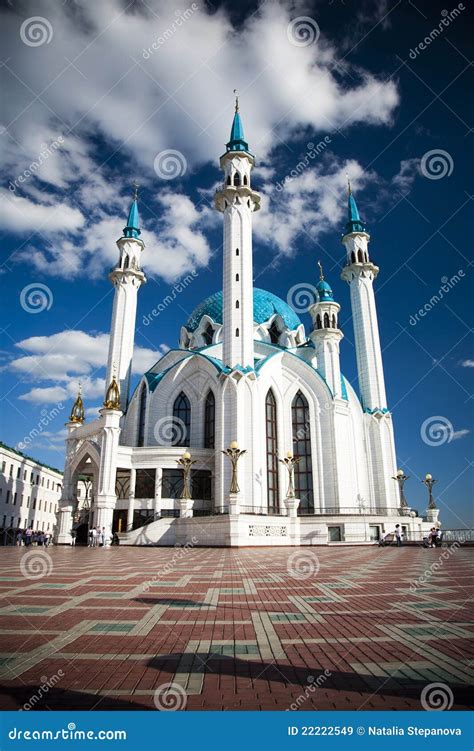 Qolsharif Mosque in Kazan Kremlin, Russia Stock Image - Image of kremlin, asian: 22222549