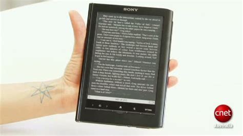 Sony Reader Touch Edition - Video - CNET