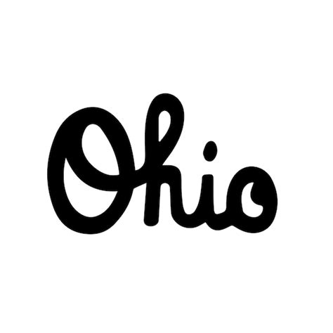 Ohio SVG Files Ohio Script Font Vector Images SVG Files | Etsy