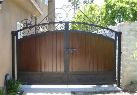 iron wood fence orange county - Google Search | Door gate design, House gate design, Gate design