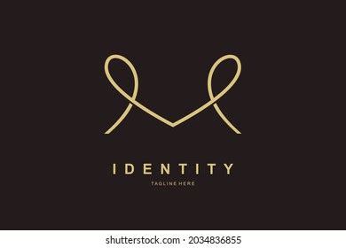 Letter M Minimalist Logo Design Stock Vector (Royalty Free) 2034836855 | Shutterstock