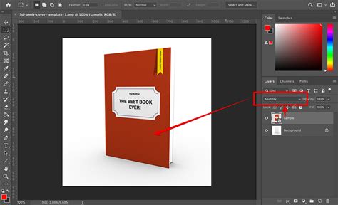 How to make a 3D book cover in Photoshop