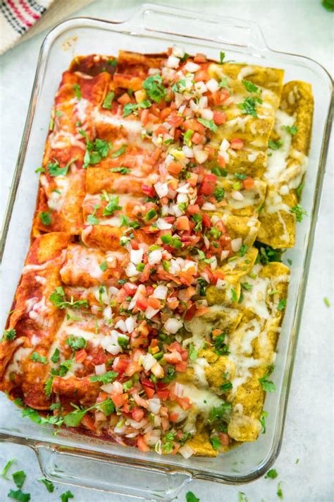 Fast & Easy Chicken Enchiladas - Kim's Cravings