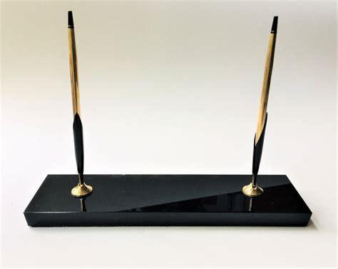 Cross - CROSS Classic Century KT Gold Ballpoint Pen & Pencil set with Stand - Pen set - Catawiki