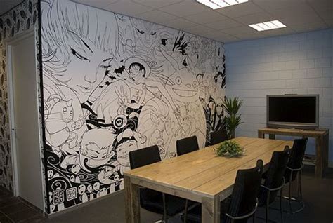 cubeelog » Weber Meeting Room – Anime Mural | Wall art wallpaper, Anime wall art, Mural wall art