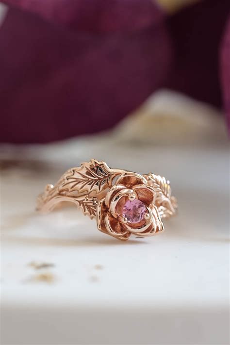 Rose shaped ring, flower engagement ring / Blooming Rose | Eden Garden Jewelry™