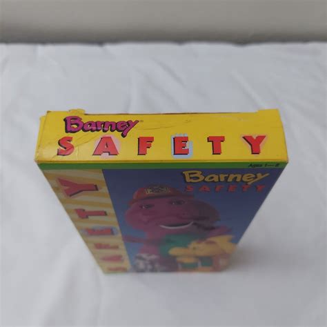 Barney & Friends Safety VHS Vintage Kids Sing Along Songs OOP PBS Kids