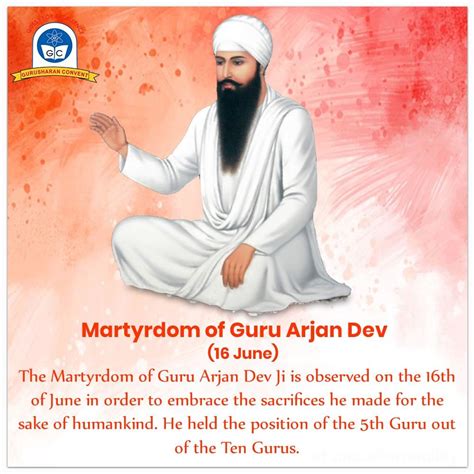 Martyrdom of Guru Arjan Dev Ji | Guru arjan, Dev ji, Important dates